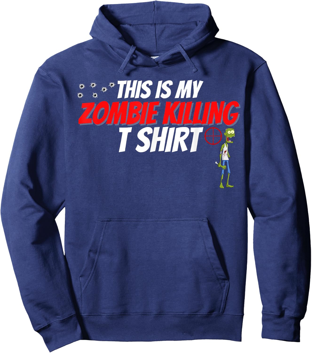 Zombie Outbreak Response Team Undead Zombie Apocalypse Hoodie - Hoodie | Navy