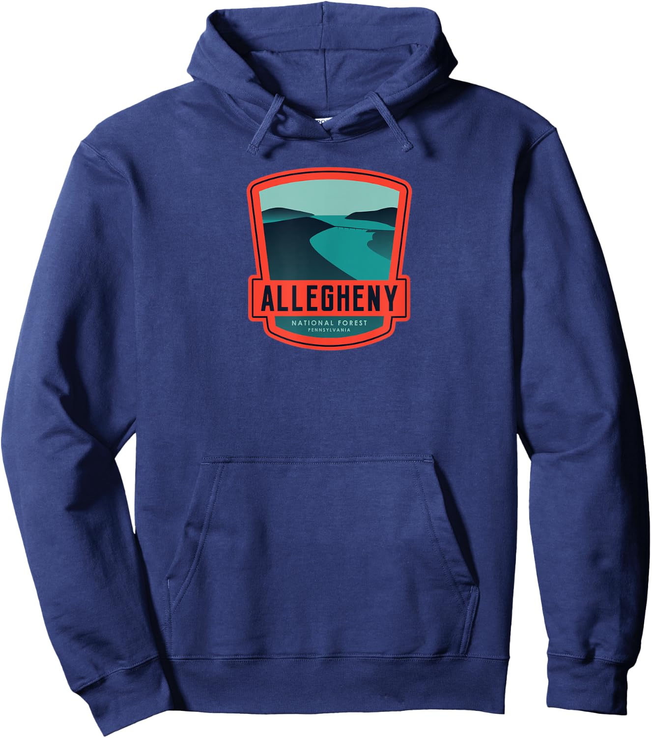 Allegheny National Forest – Pennsylvania Hoodie - Hoodie | Navy
