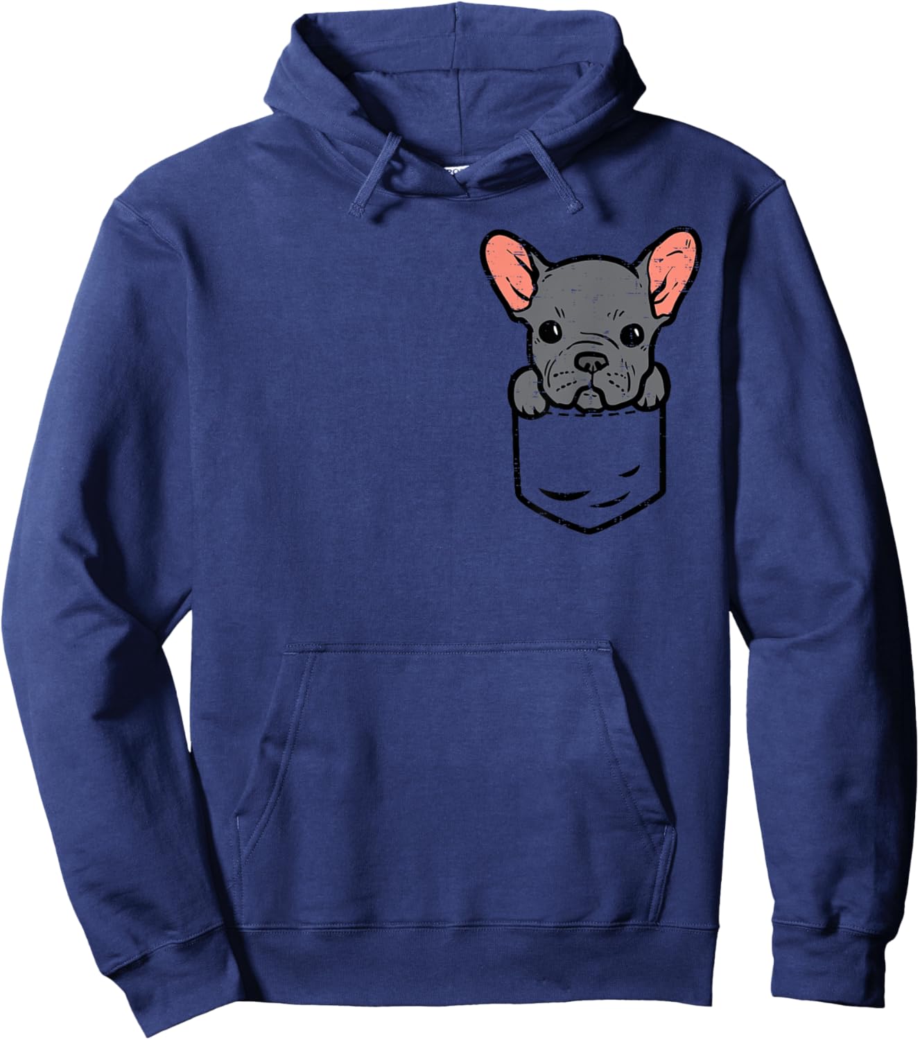 Pocket French Bulldog Cute Frenchie Pet Dog Lover Owner Gift Hoodie - Hoodie | Navy