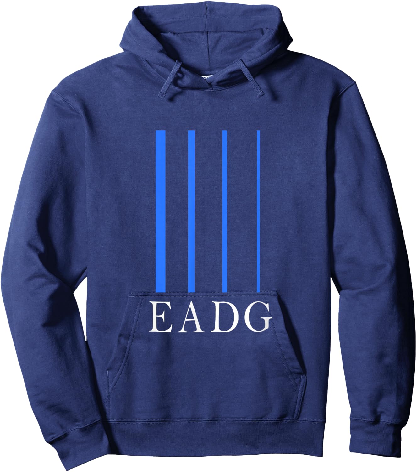 EADG Electric Bass Guitar Bassist 4-String Hoodie - Hoodie | Navy