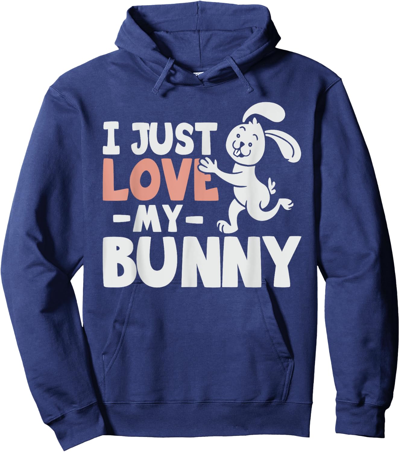 I Love My Bunny - Rabbit Lover Zookeeper Veterinarian Hoodie - Hoodie | Navy