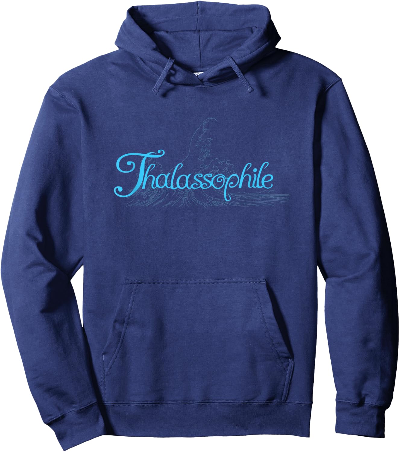 Thalassophile in Love with the Ocean Hoodie - Hoodie | Navy