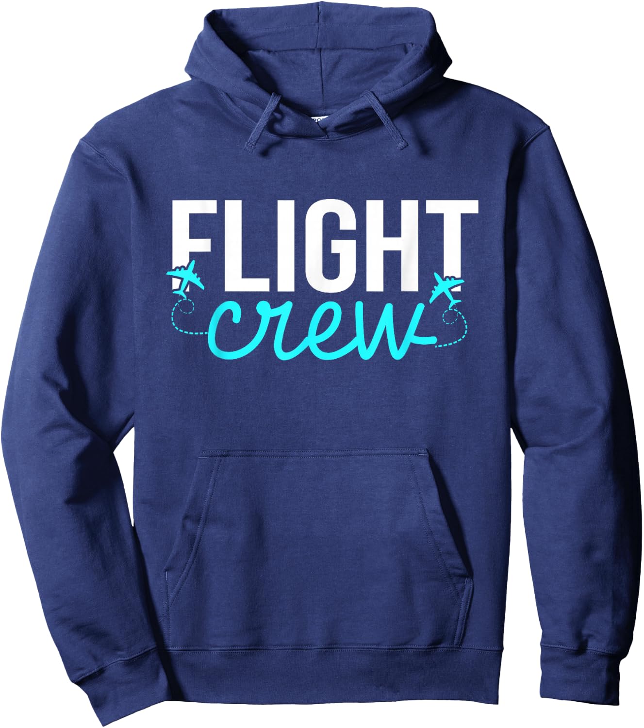 Flight Crew Airplane Attendant Pilot Plane Flight Hoodie - Hoodie | Navy