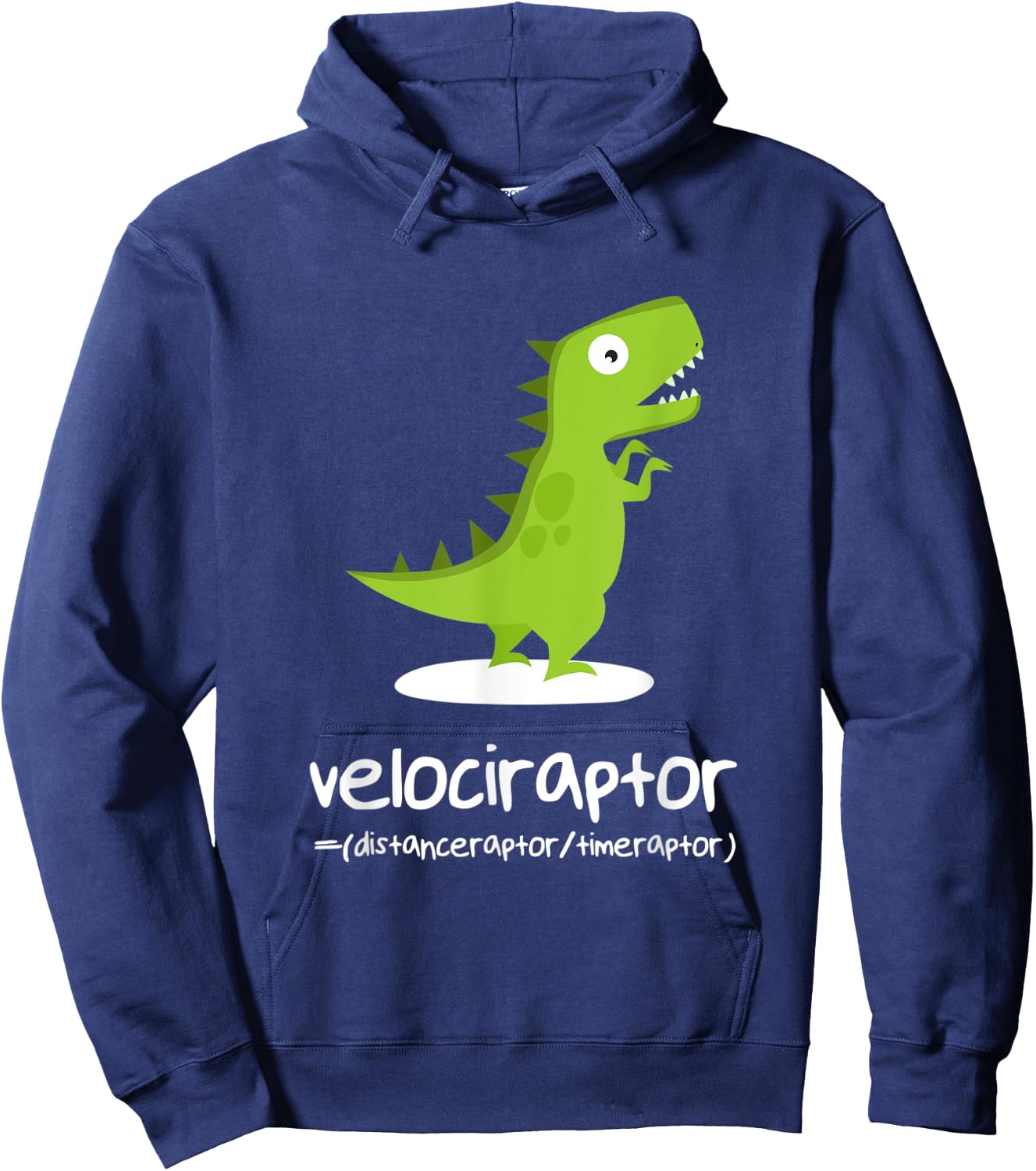 Math Shirt Funny Dinosaur Velociraptor Algebra Equation Hoodie - Hoodie | Navy
