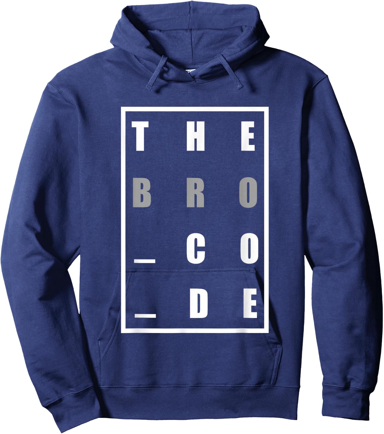 Bro Code Programming Hoodie - Hoodie | Navy