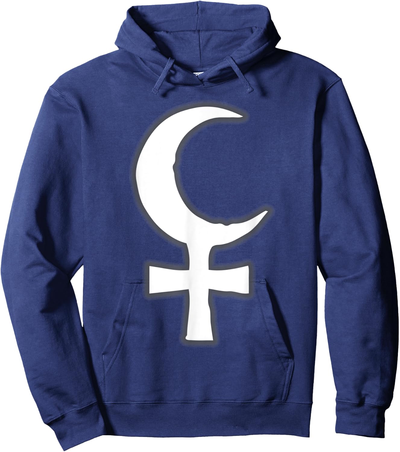 Lilith Cross Moon Devil Gothic Samael Witchcraft Occult Hoodie - Hoodie | Navy