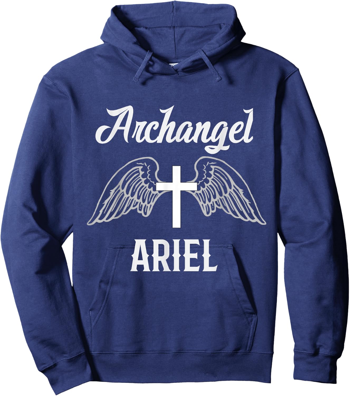 Saint Ariel the Archangel Traditional Catholic Prayer Hoodie - Hoodie | Navy