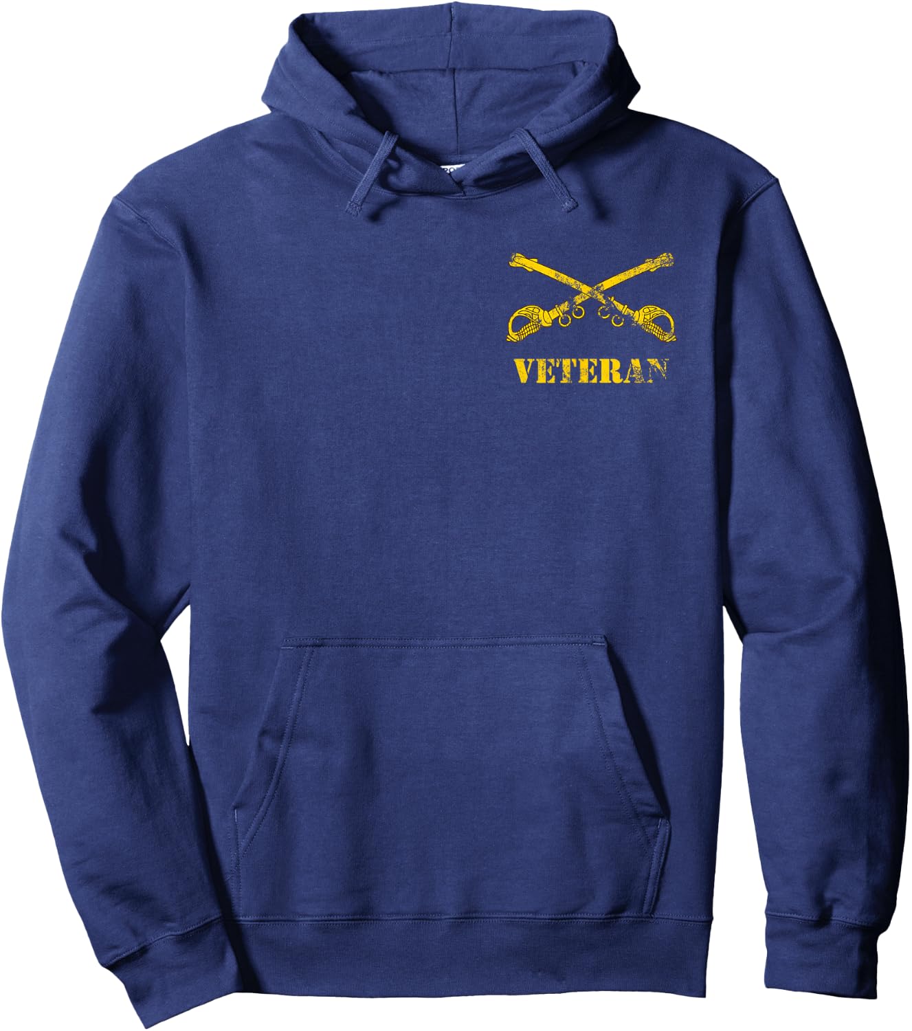 US Army Cavalry Veteran - CAV Scout 19Delta - 19D Vintage Hoodie - Hoodie | Navy