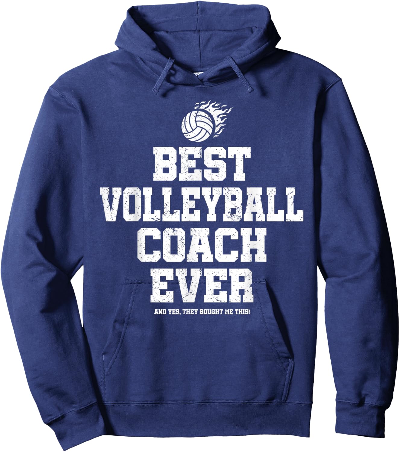 Best Volleyball Coach Ever Hoodie - Hoodie | Navy