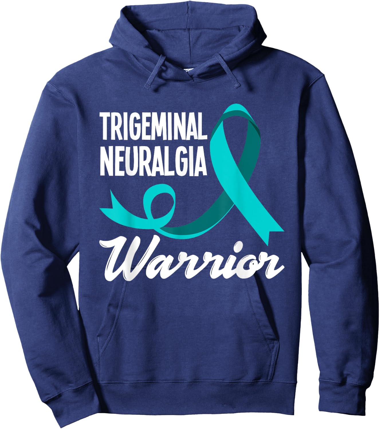 Trigeminal Neuralgia Warrior Trigeminal Neuralgia Awareness Hoodie - Hoodie | Navy