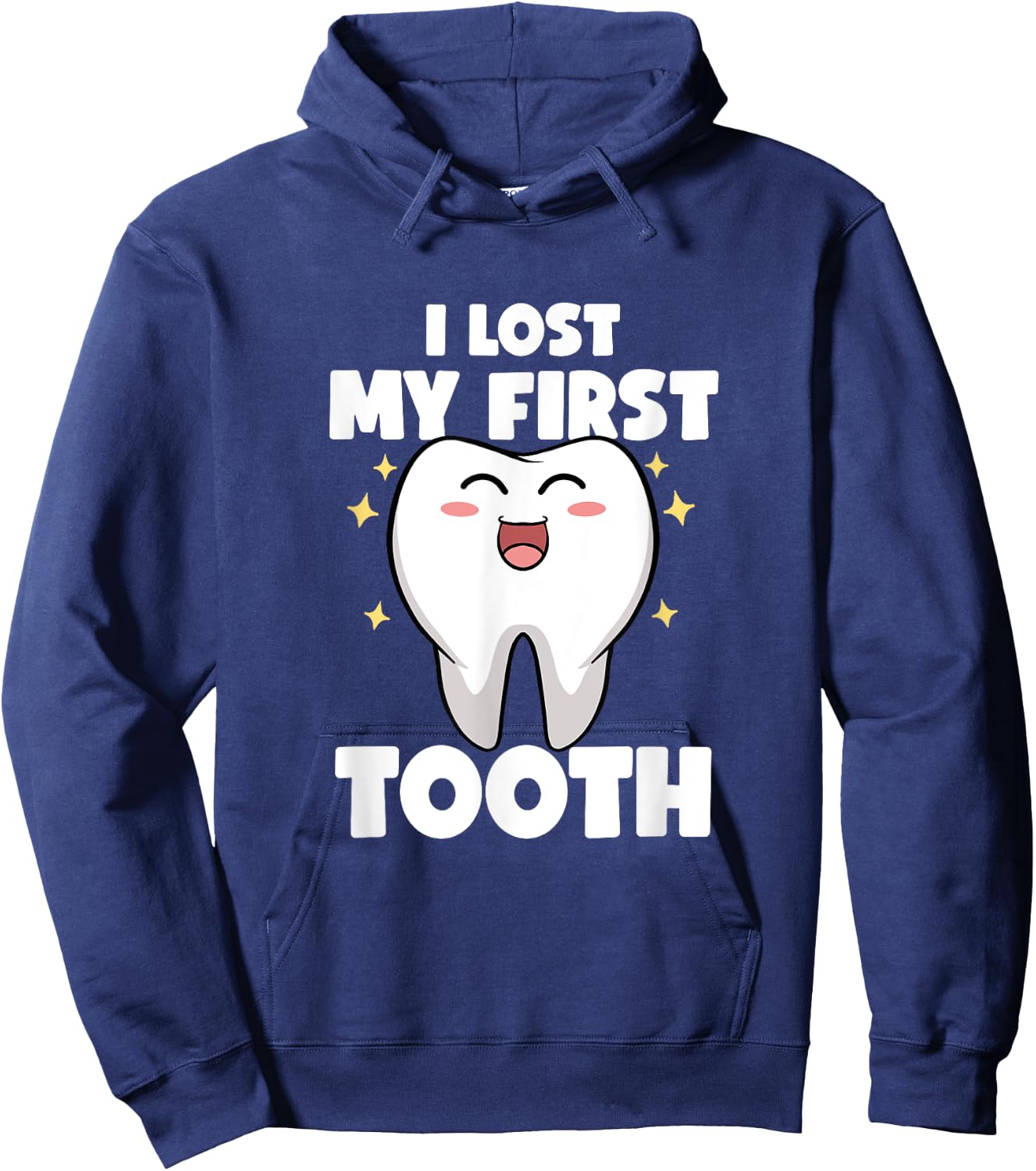 I Lost My First Tooth Kids Baby Teeth Pediatric Dentist Hoodie - Hoodie | Navy