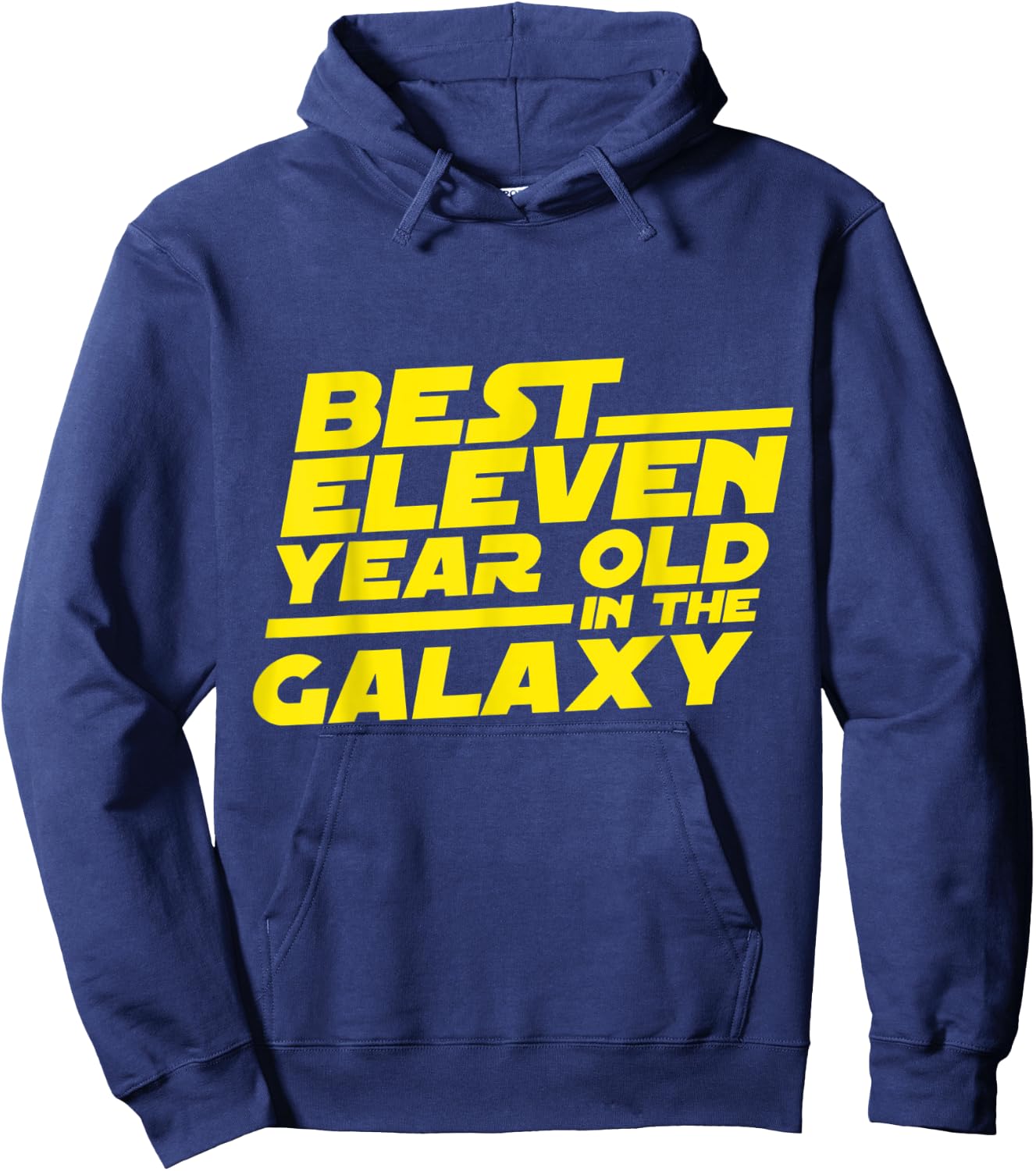 11 Year Old 11th Birthday Party Best In The Galaxy Boys Girl Hoodie - Hoodie | Navy