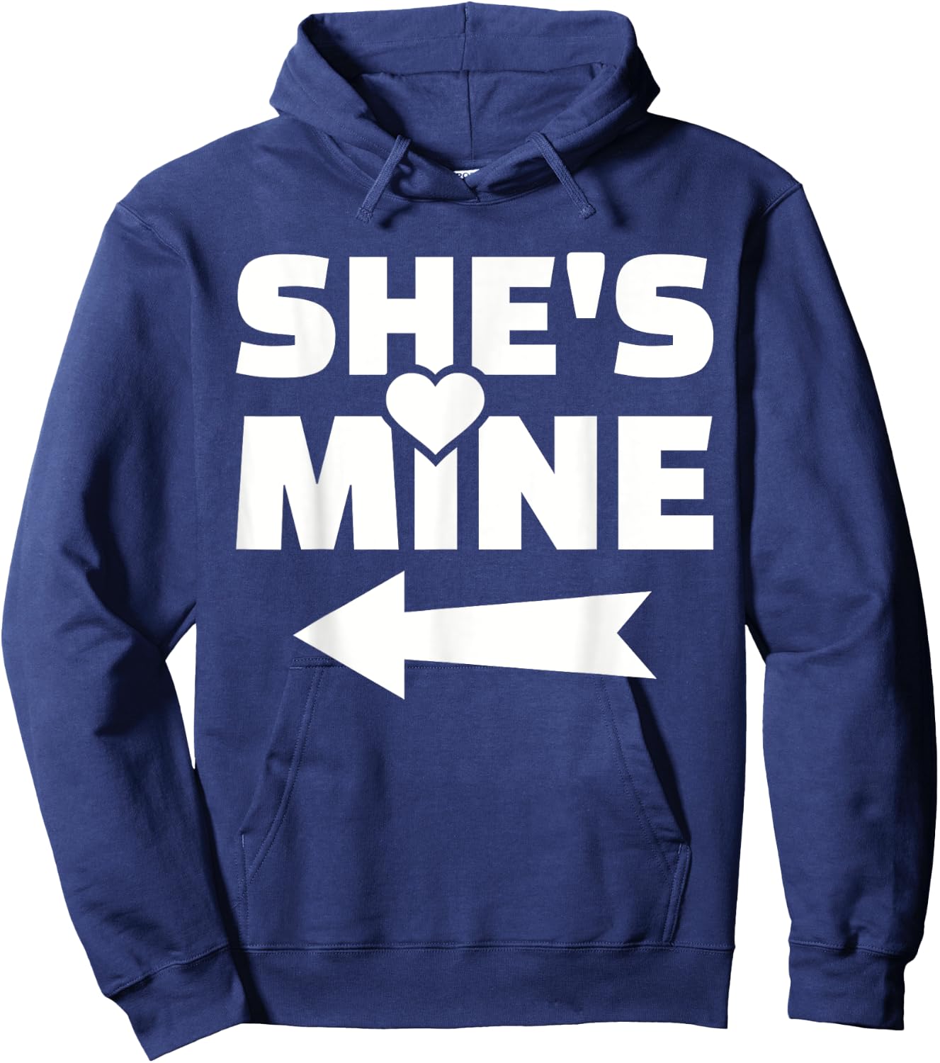 She's mine Hoodie - Hoodie | Navy