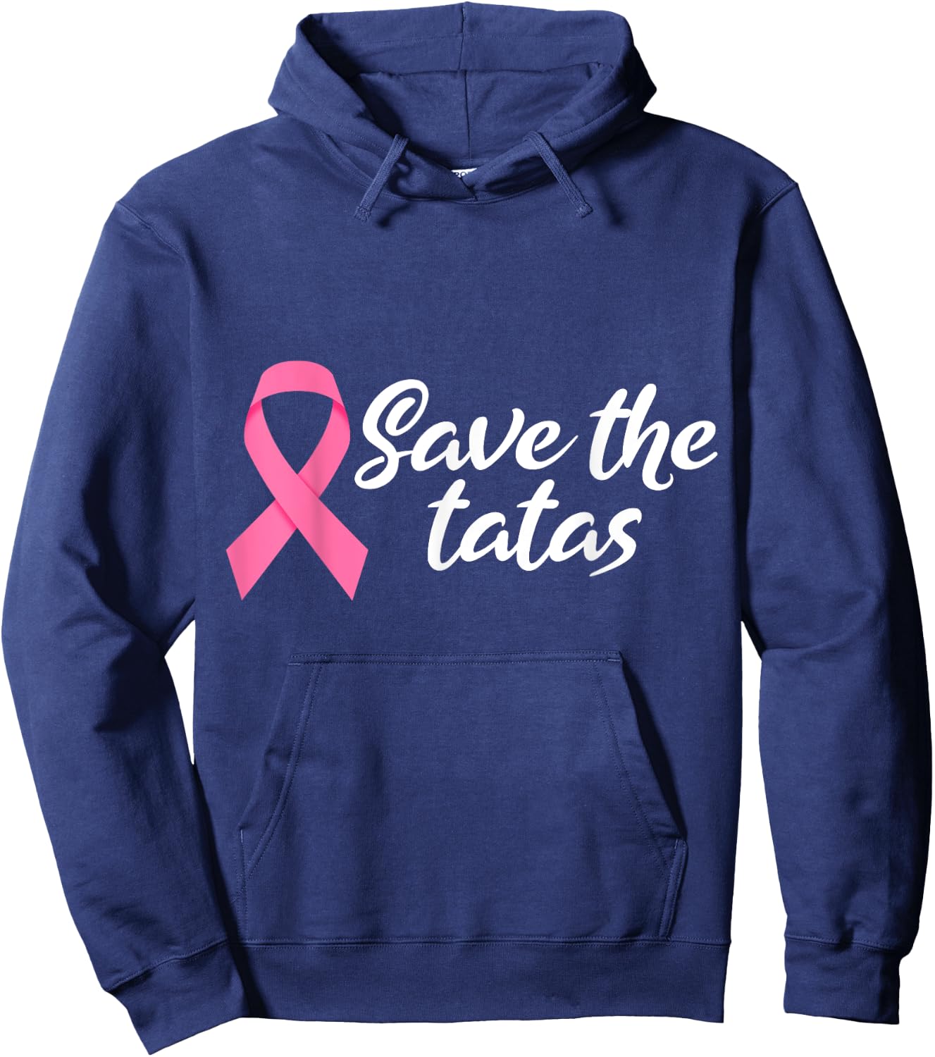 Save The Tatas Breast Cancer Awareness Hoodie - Hoodie | Navy