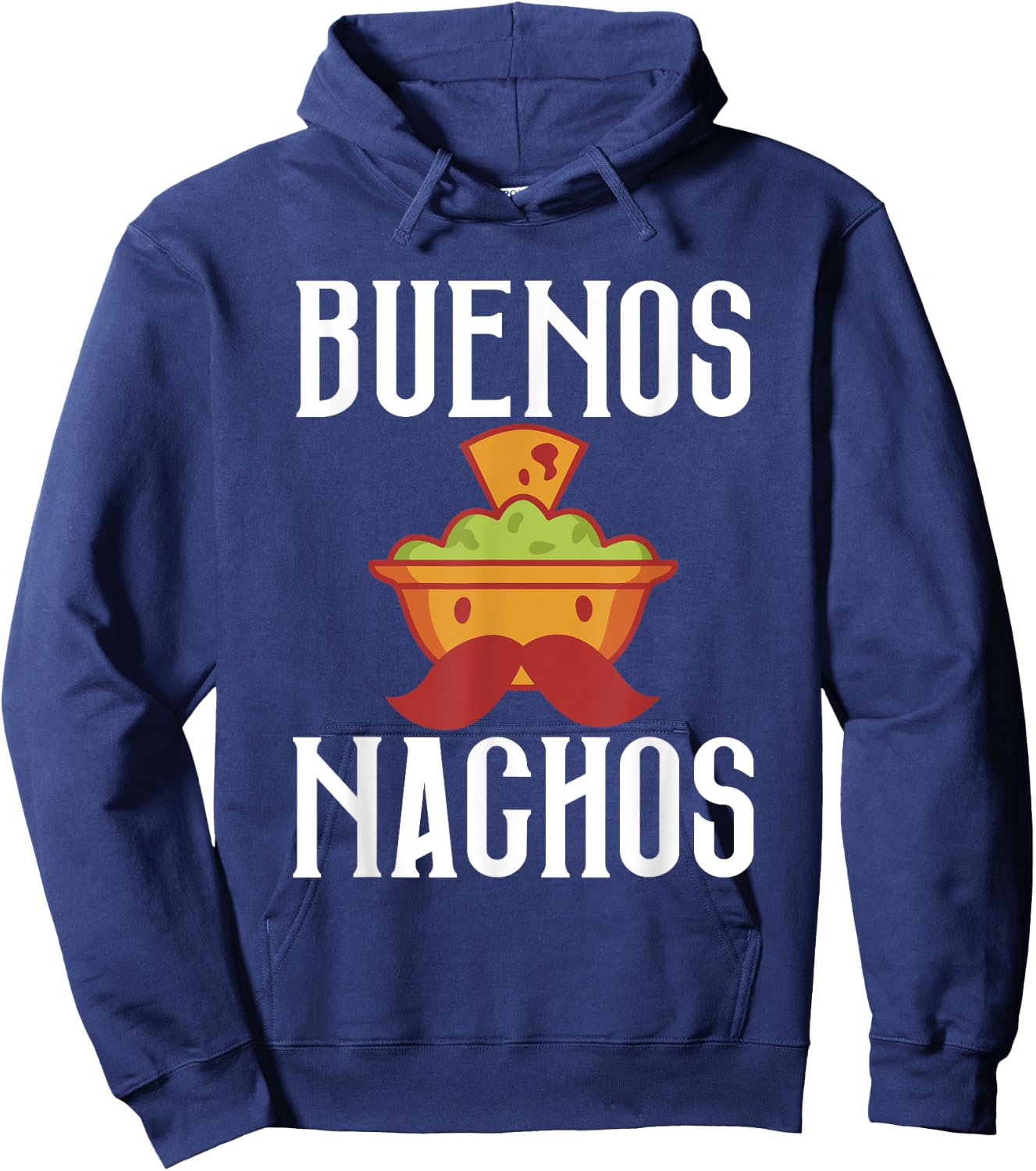 Buenos Nachos Snack Food Mexican Hoodie - Hoodie | Navy