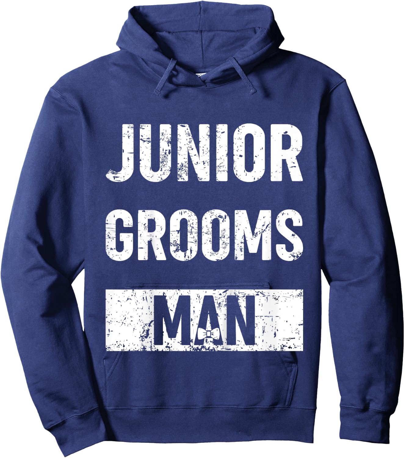 Kids Junior Groomsman Wedding Groom Gift Cute Little Party Man Hoodie - Hoodie | Navy