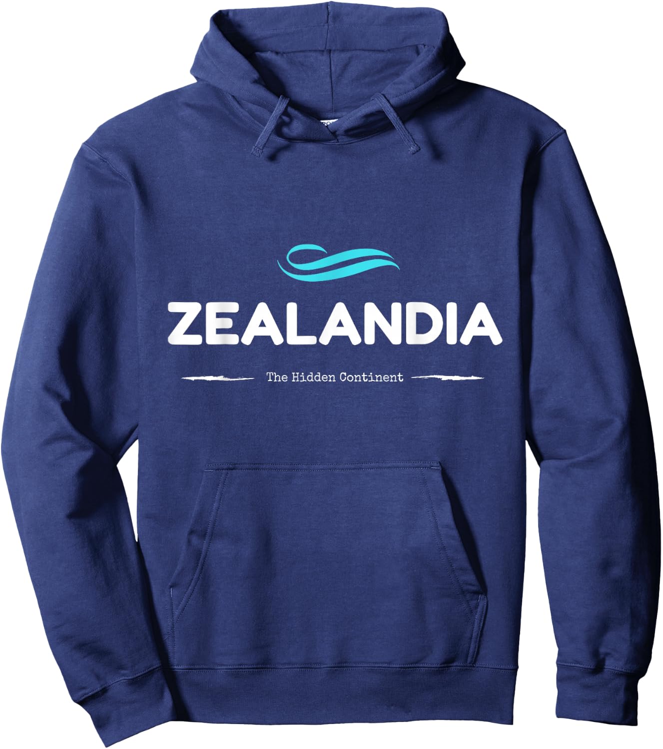 Zealandia - The Hidden Continent Hoodie - Hoodie | Navy