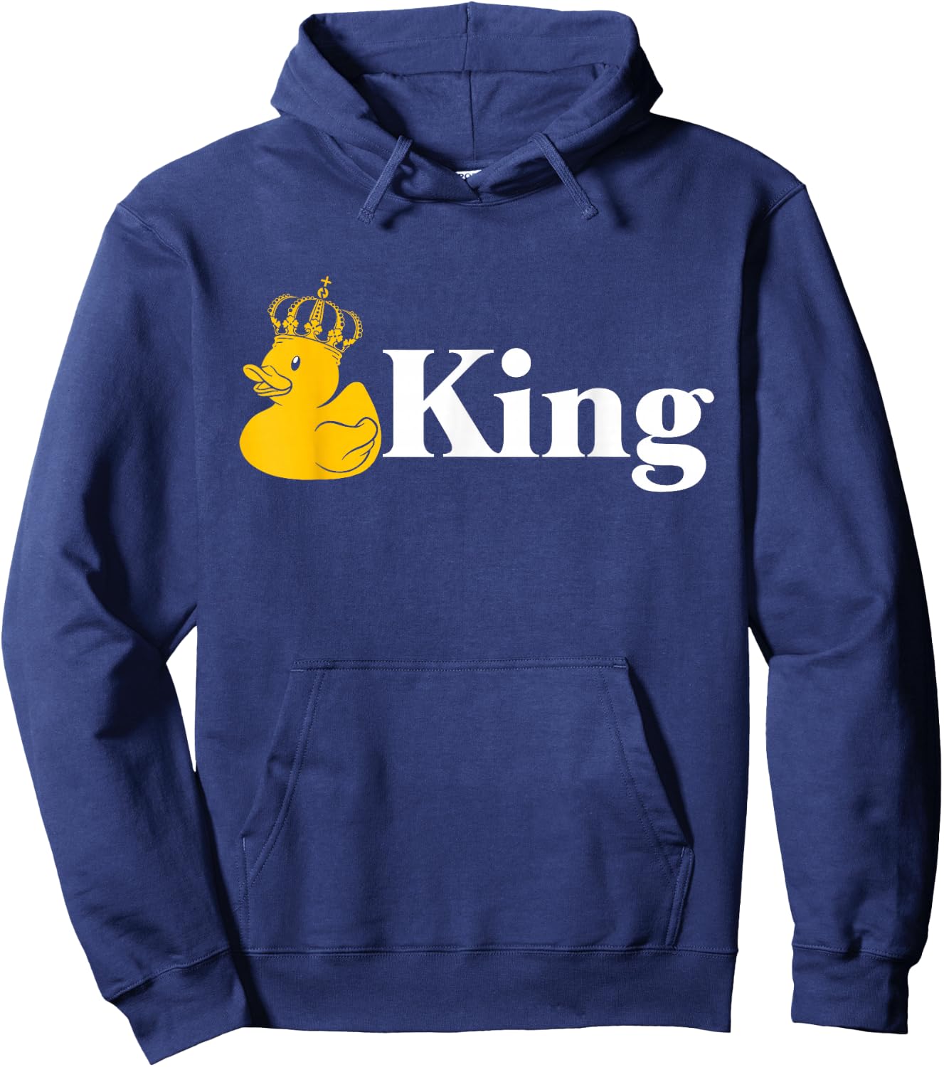 Rubber Duck Yellow Duck King Hoodie - Hoodie | Navy
