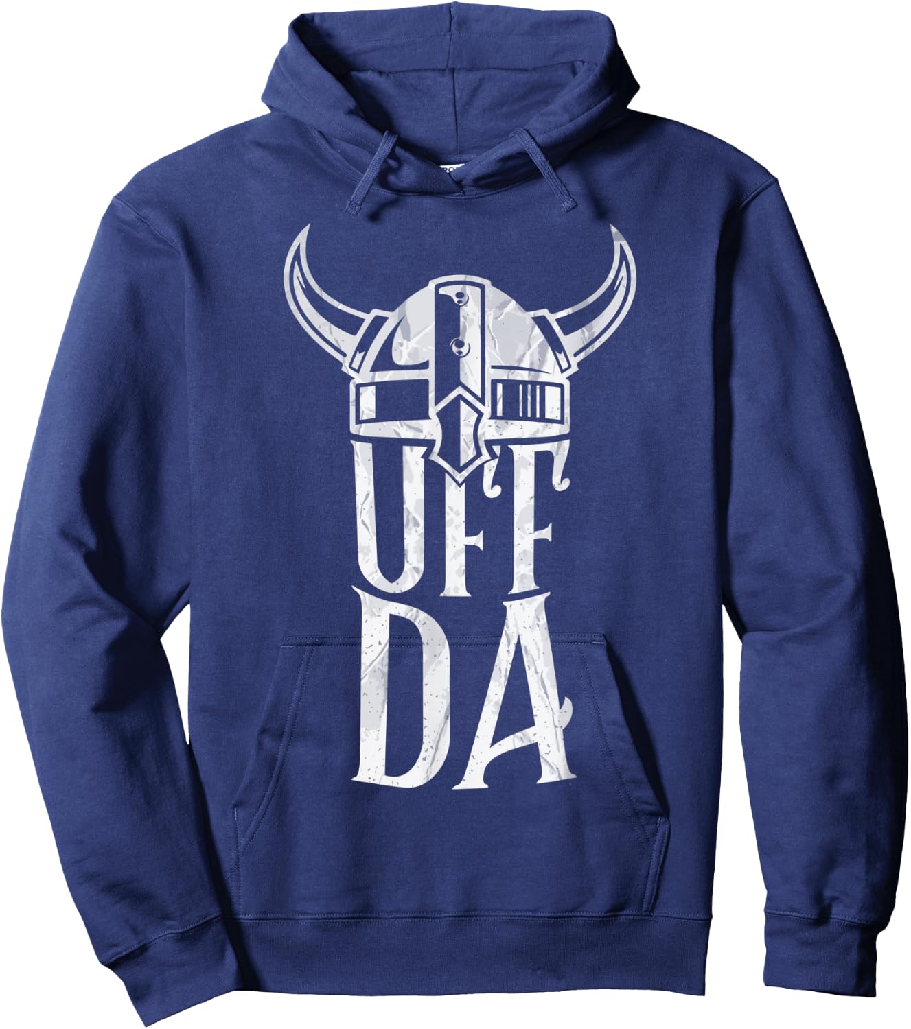 Funny Scandinavian Uff Da popular Nordic Quotes and Sayings Hoodie - Hoodie | Navy