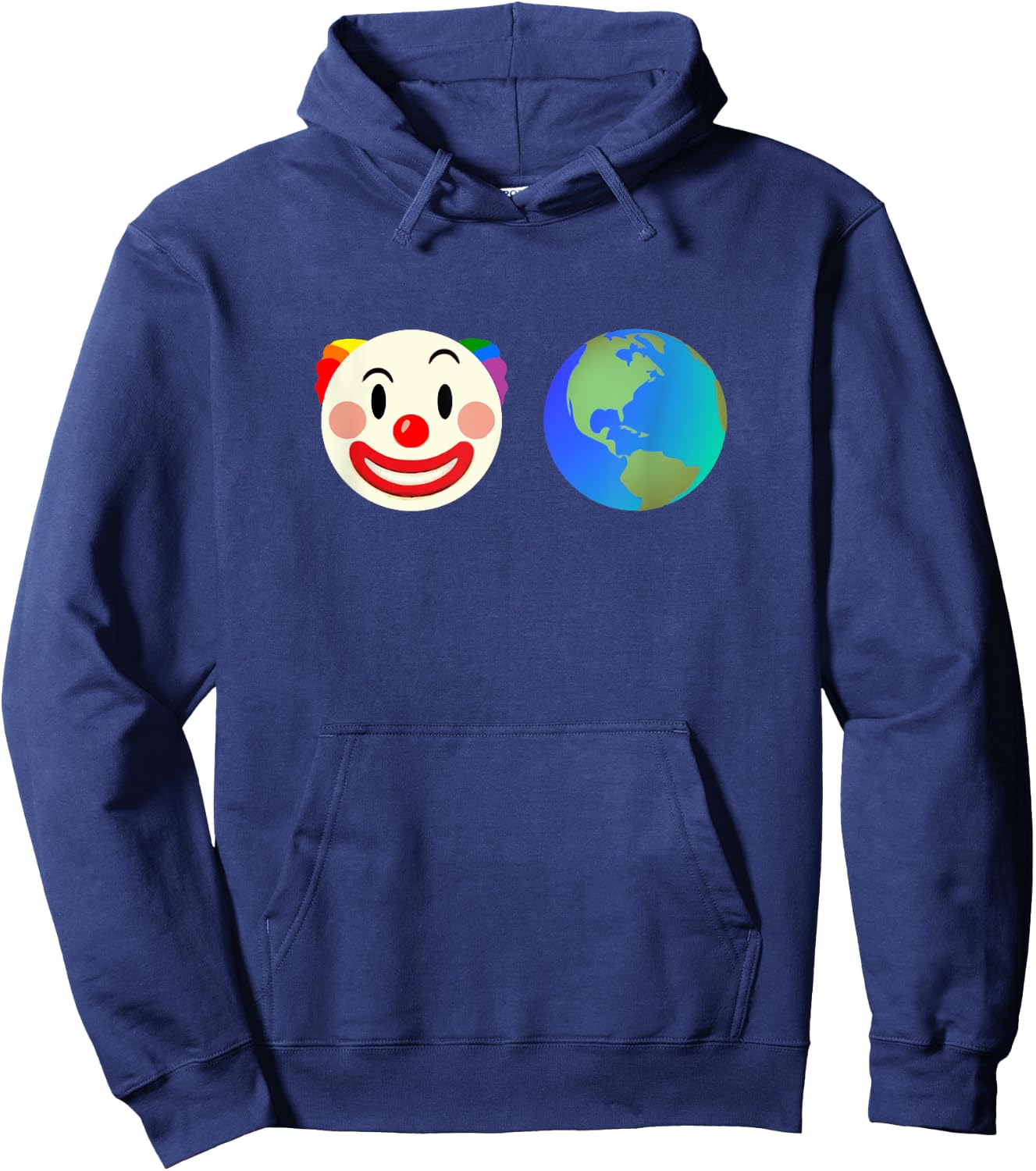 Clown World Design Honk Honk Small Hoodie - Hoodie | Navy