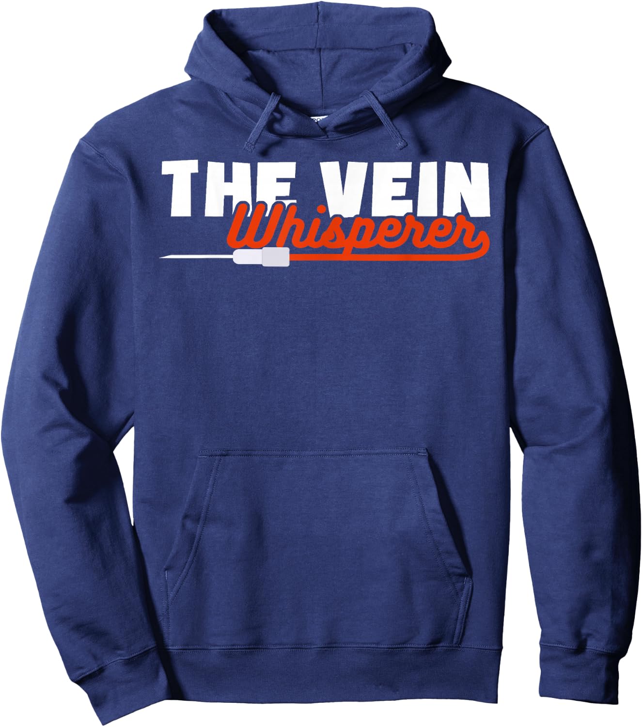 Phlebotomy Funny The Vein Whisperer Hoodie - Hoodie | Navy