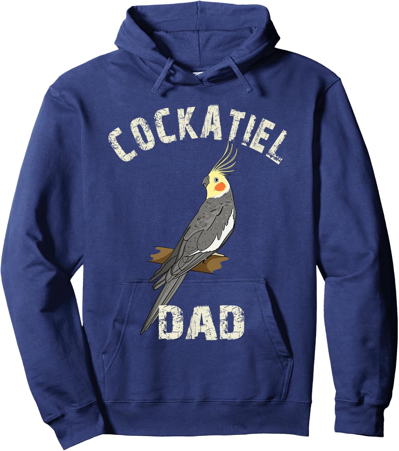 Cockatiel Dad Gift Cockatiel Parrot Bird Owner Gifts Hoodie - Hoodie | Navy