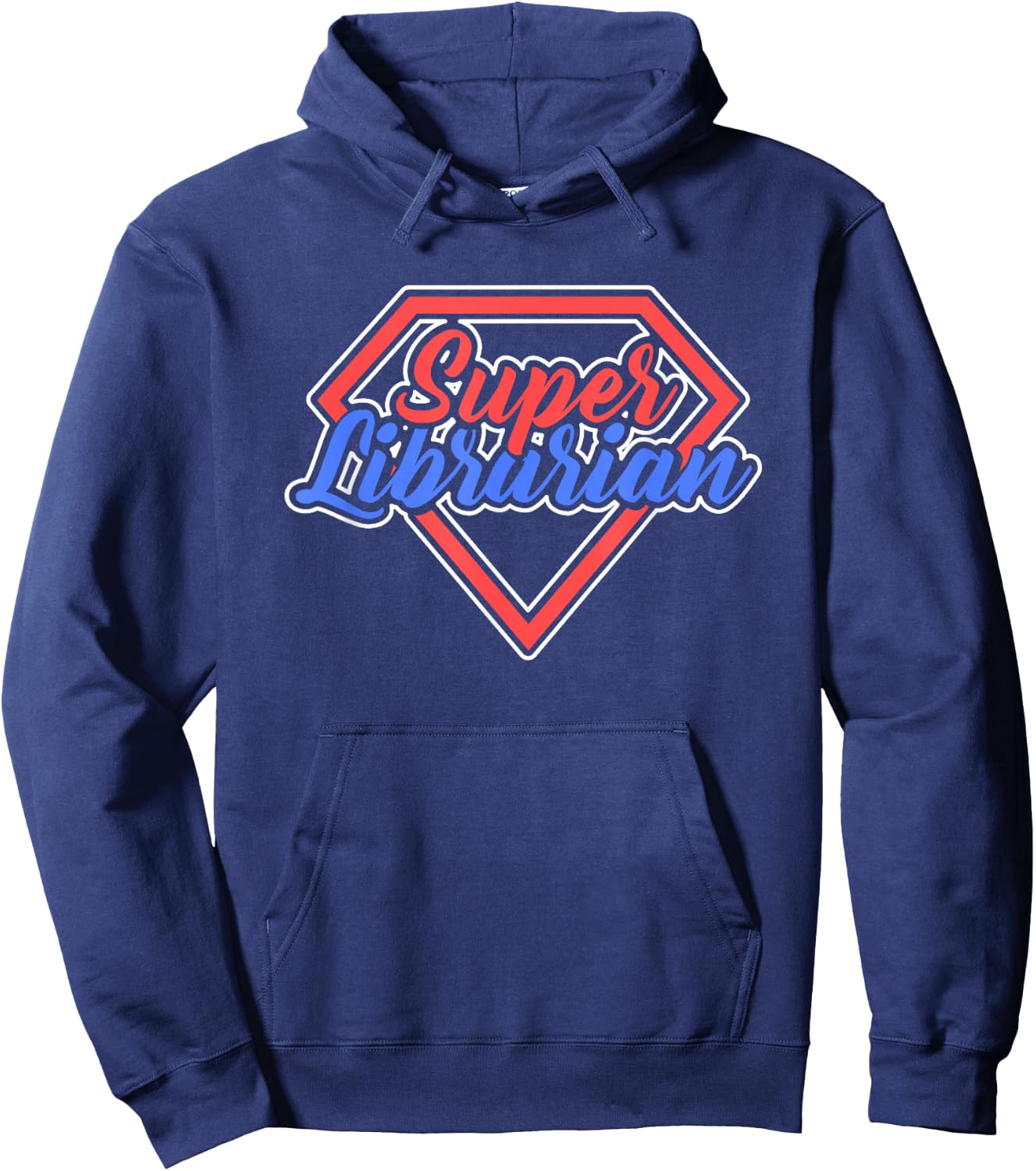 Cool Super Librarian Gift Librarians Hoodie - Hoodie | Navy
