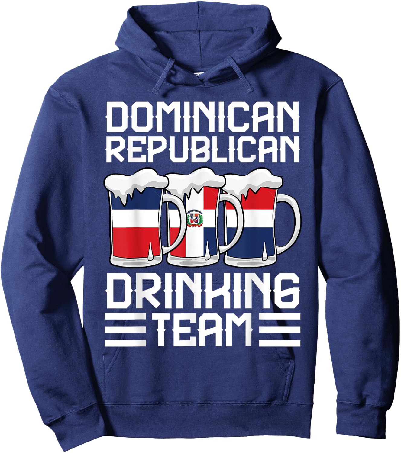Dominican Republican Drinking Dominican Republic Hoodie - Hoodie | Navy
