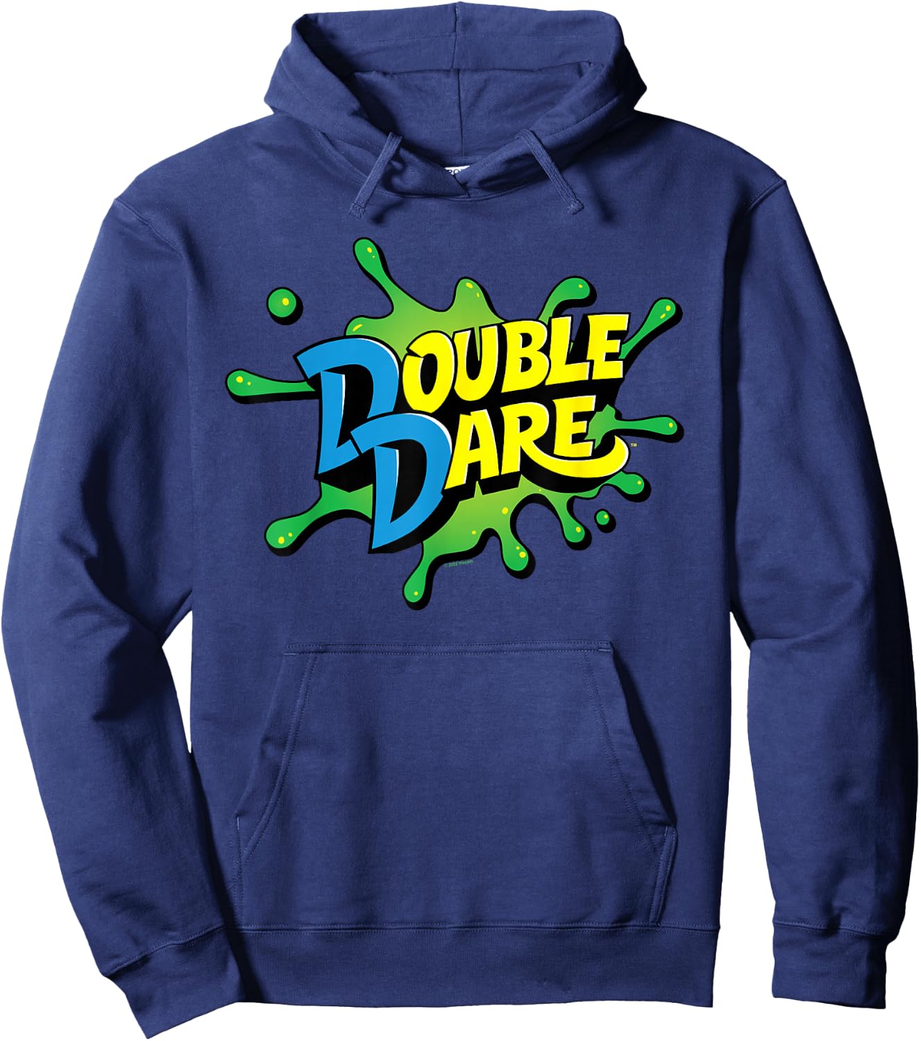Double Dare Splat Stacked Logo Hoodie - Hoodie | Navy