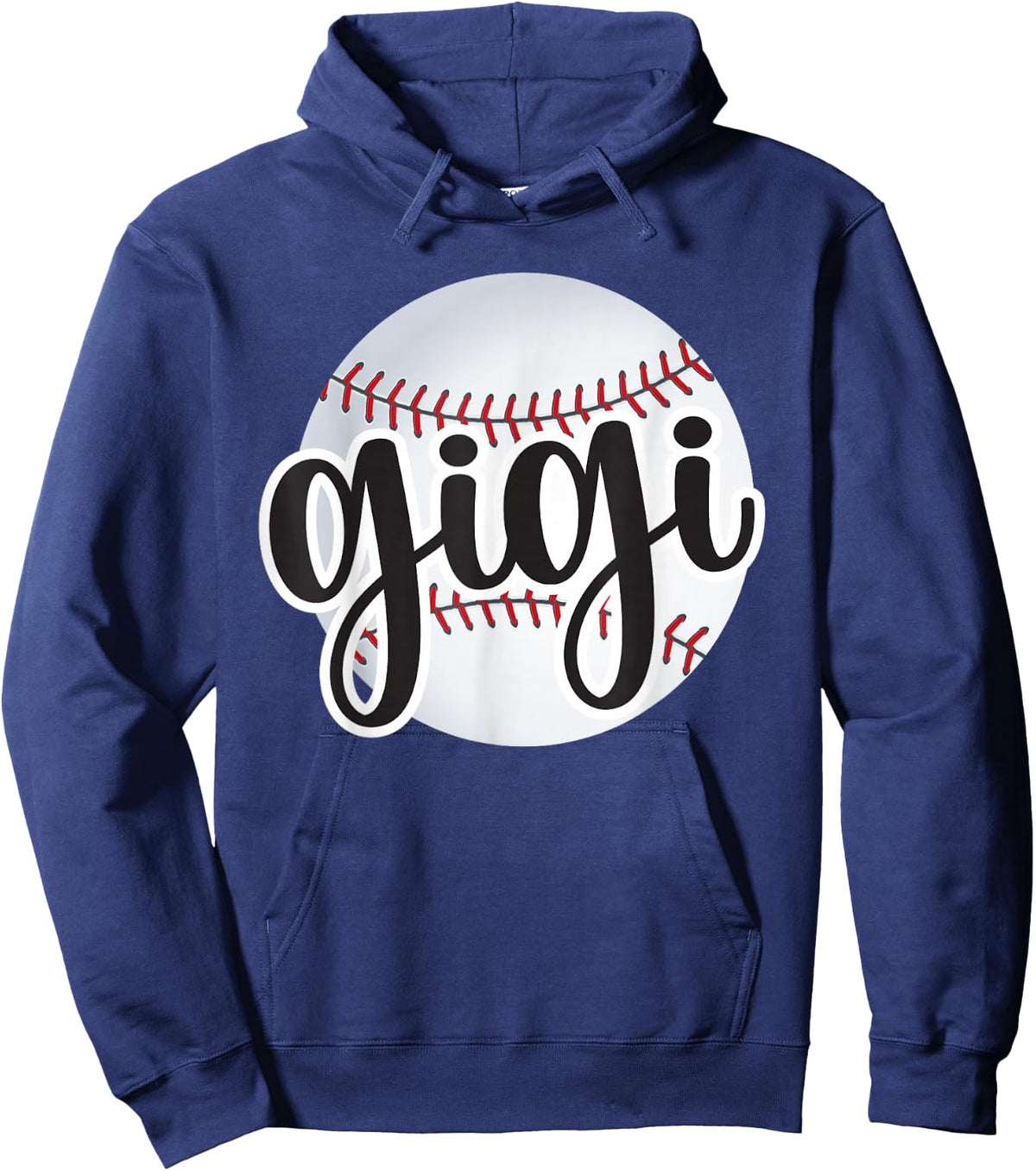 Baseball Gigi Baseball Fan Proud Baseball Grandma Gigi Hoodie - Hoodie | Navy