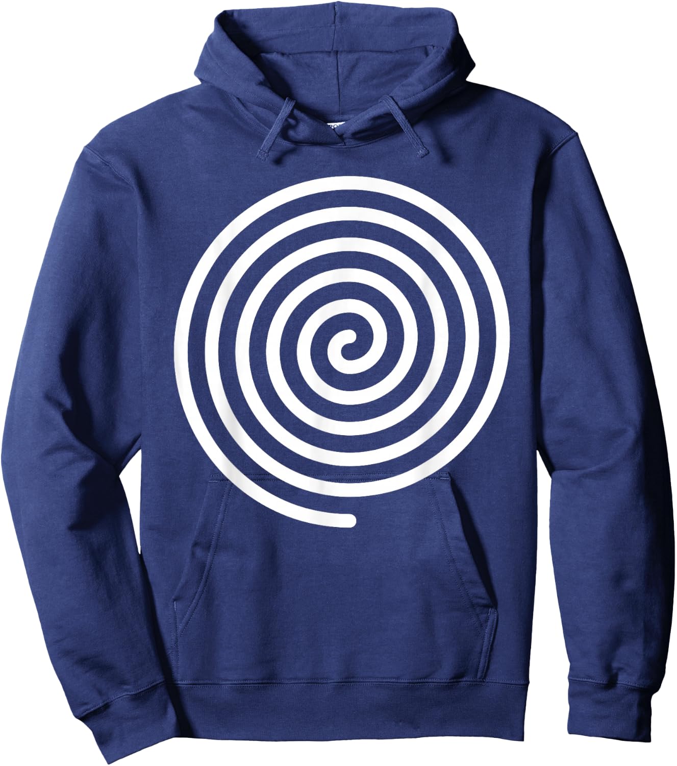 Hypnotic Spiral Gyro Graphic And Spinning Top Design Artist Hoodie - Hoodie | Navy