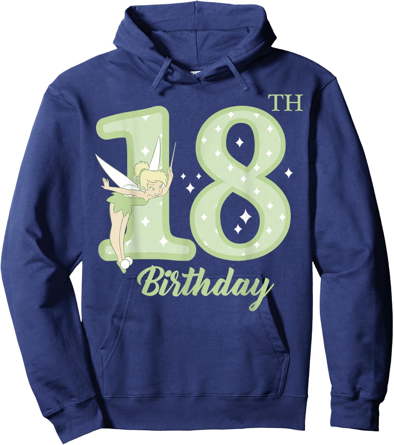 Disney Peter Pan 18th Birthday Tinkerbell Portrait Hoodie - Hoodie | Navy