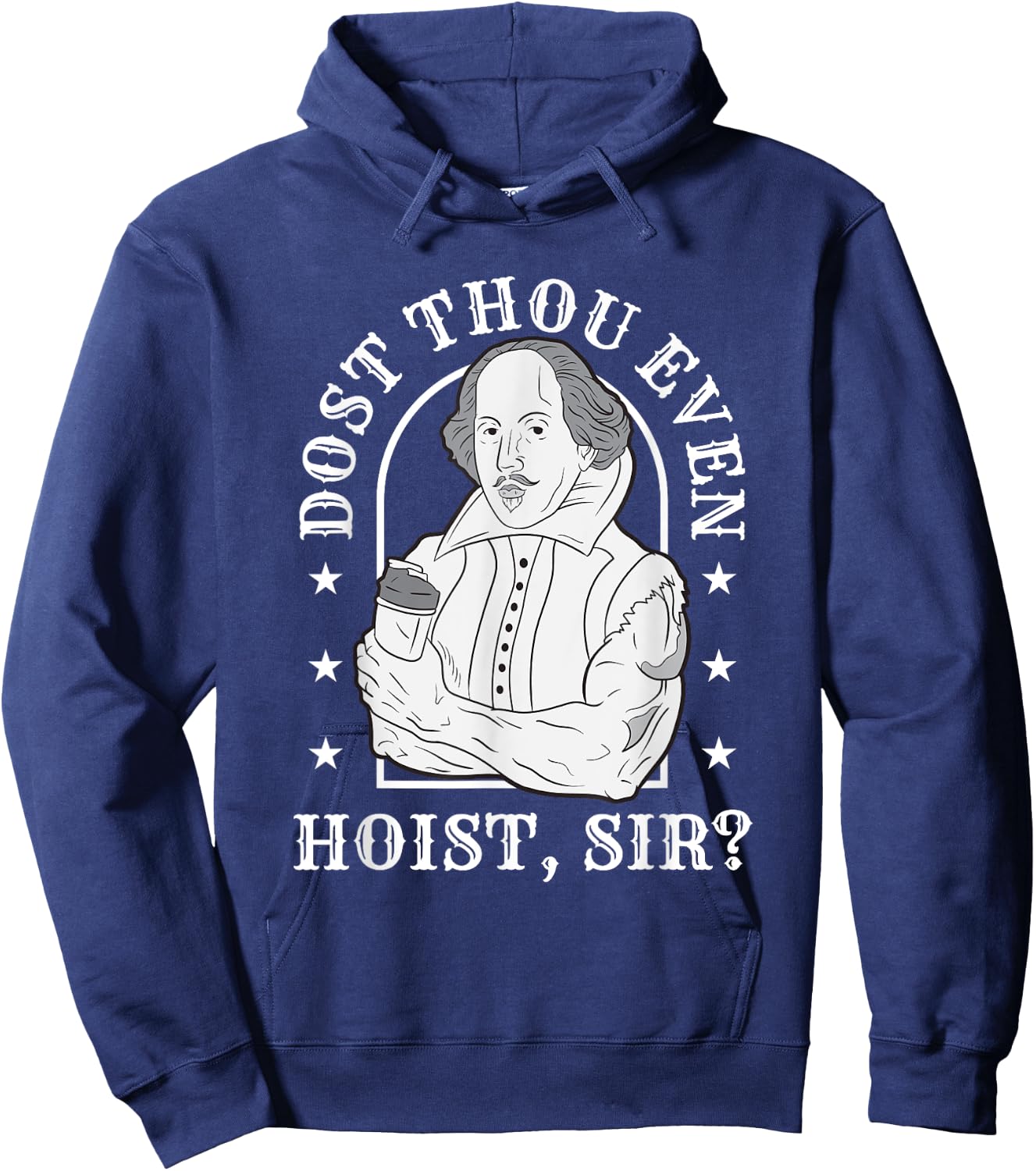 Dost Thou Even Hoist Sir Fitness Hoodie - Hoodie | Navy