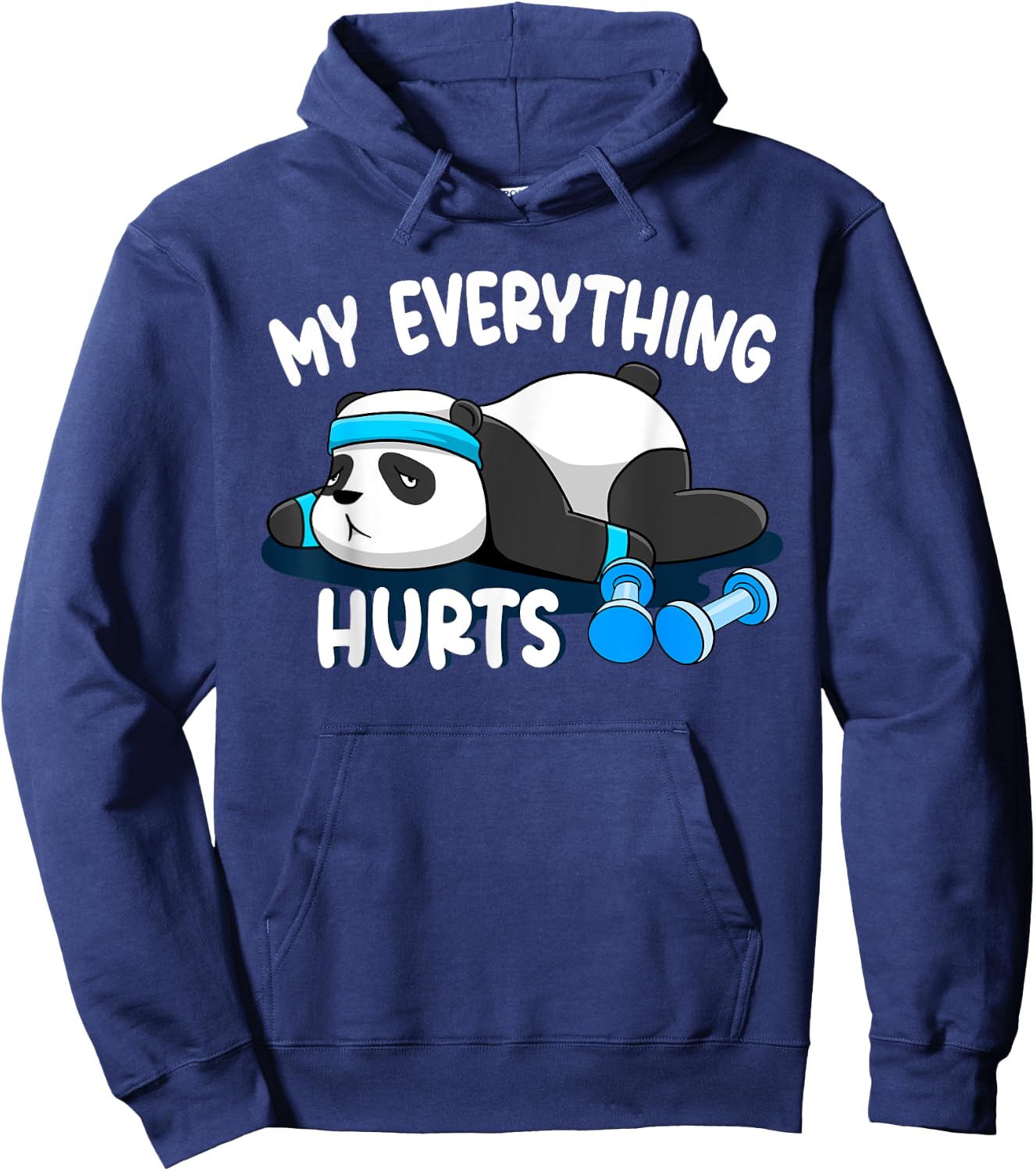 My Everything Hurts Personal Trainer Fitness Coach Hoodie - Hoodie | Navy