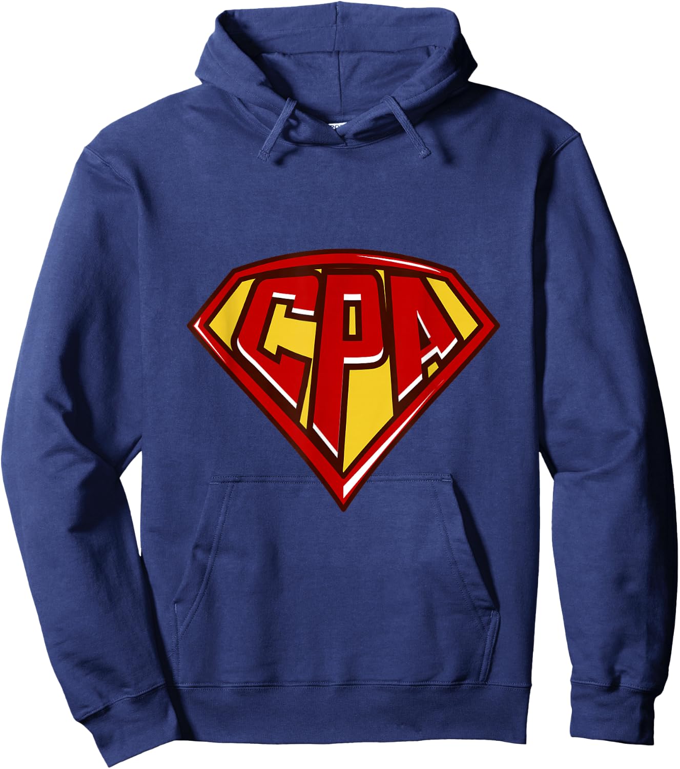 Accountant Superhero Shirt, CPA T Shirt, Finance Hoodie - Hoodie | Navy