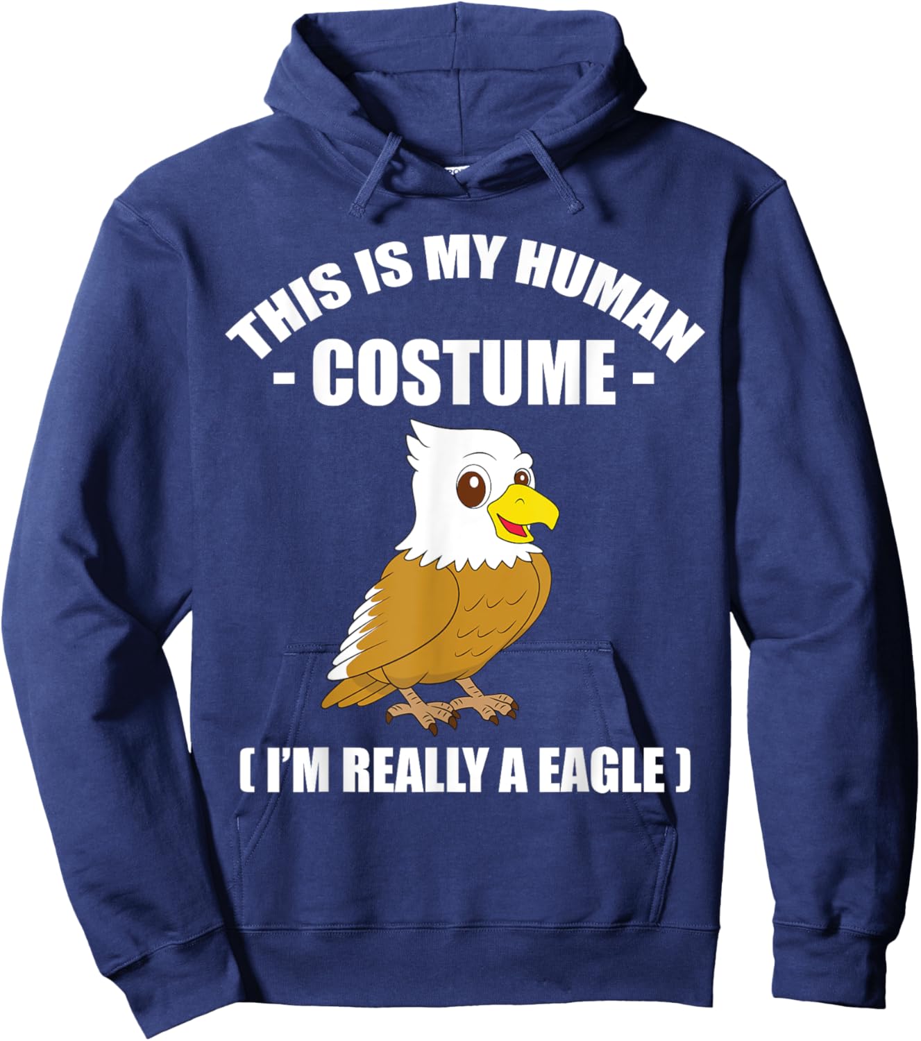 Funny Eagle Halloween Costume Men Women kids Eagle Gift Hoodie - Hoodie | Navy