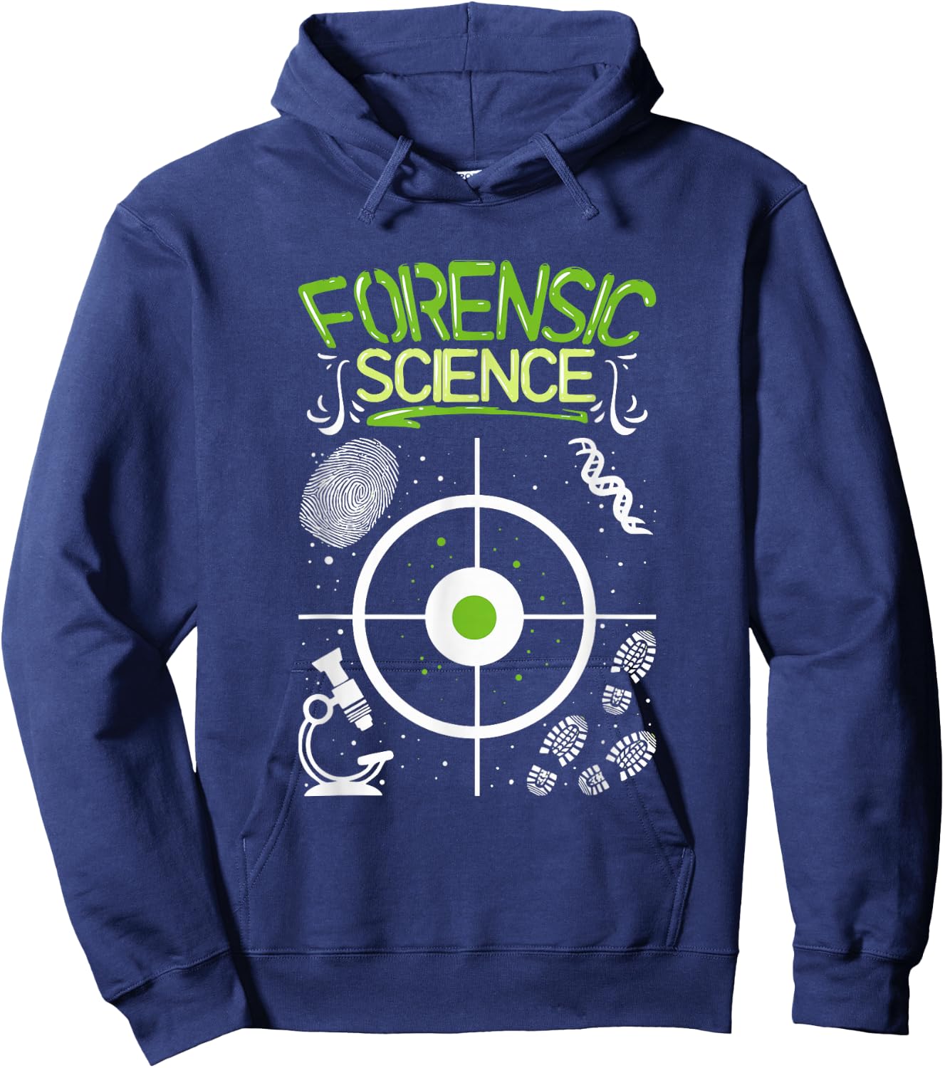 Crime Scene Forensic Science Gift Forensic Detective Hoodie - Hoodie | Navy