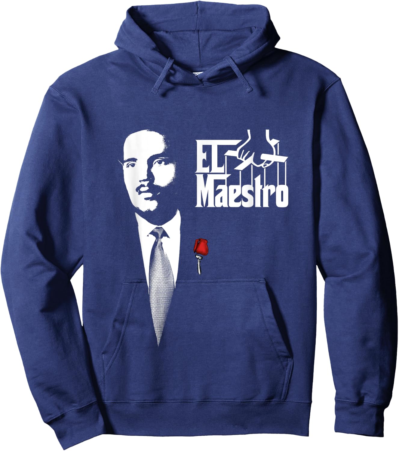 Pedro Albizu Campos El Maestro Puerto Rico Hoodie - Hoodie | Navy