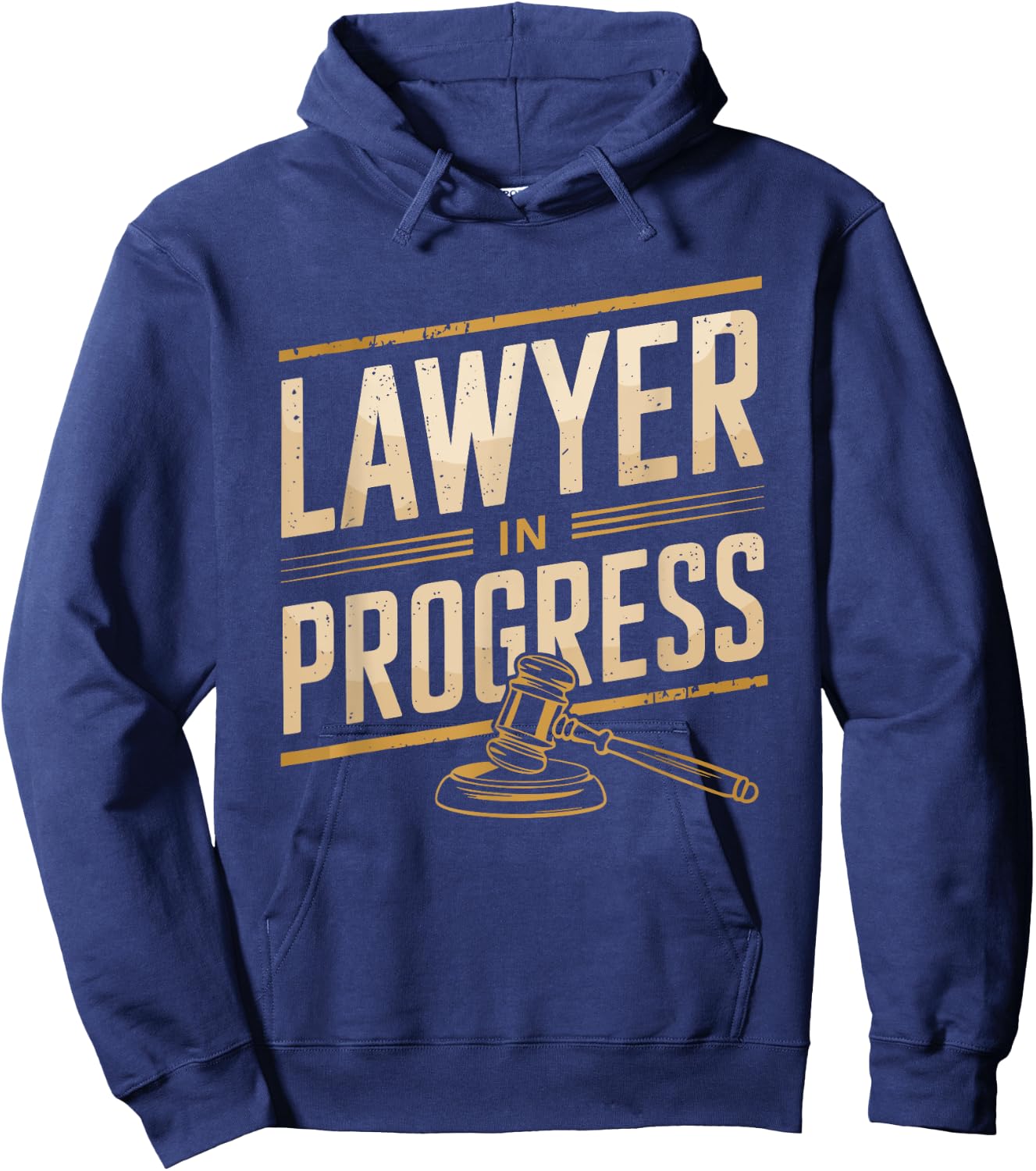 Lawyer In Progress, Law Student and Paralegal Attorney Hoodie - Hoodie | Navy