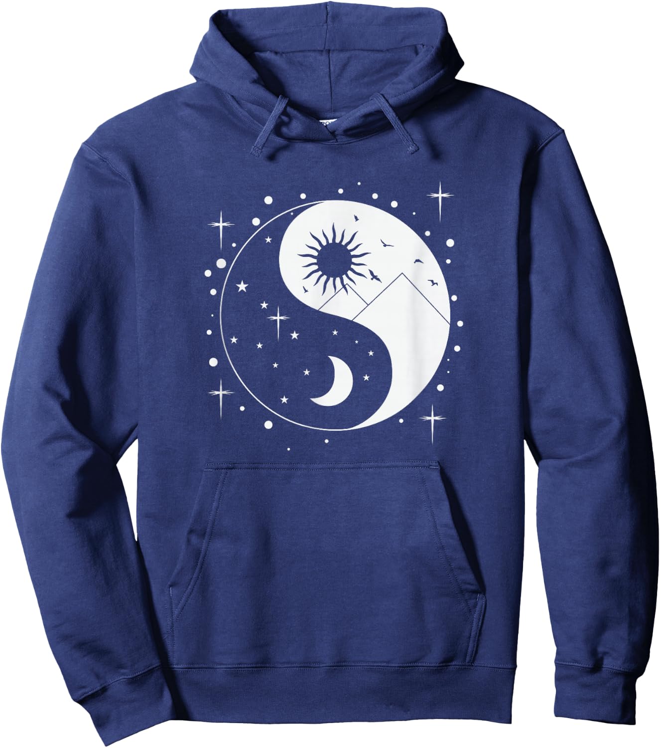 Yin and Yang Hoodie - Hoodie | Navy