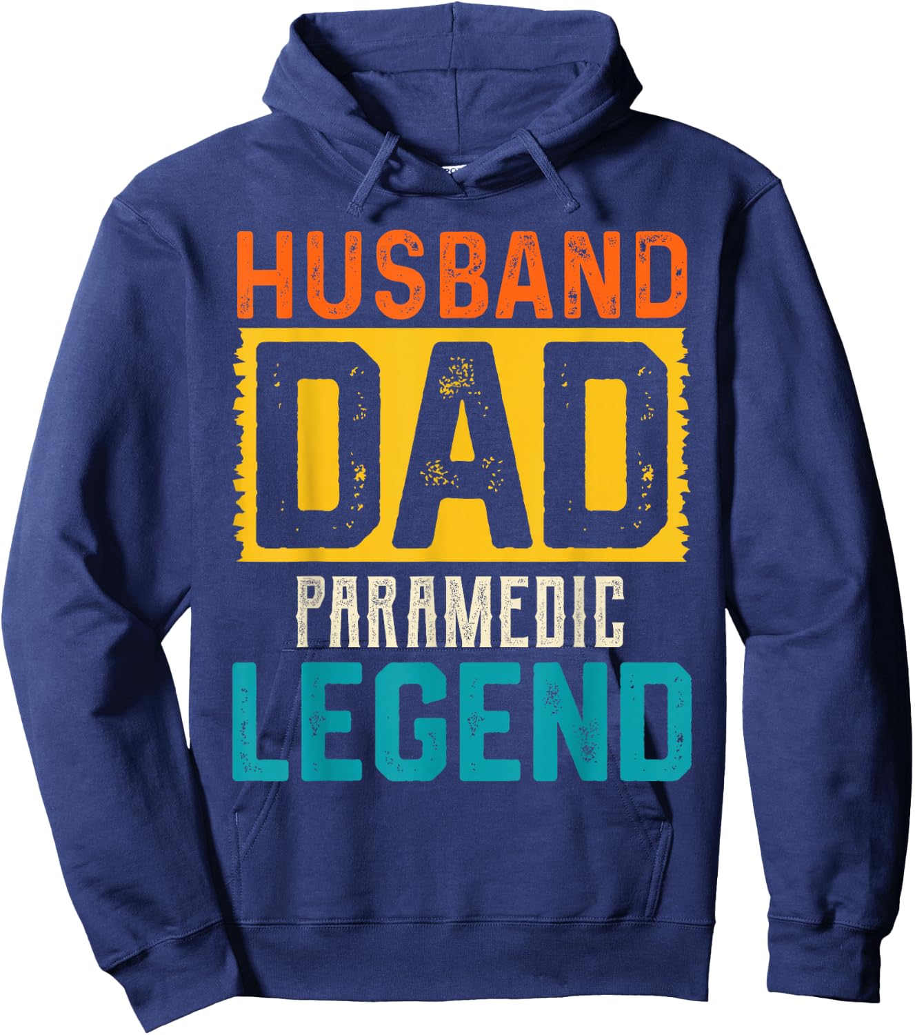 Husband Dad PARAMEDIC Legend Father's Day PARAMEDICS Hoodie - Hoodie | Navy
