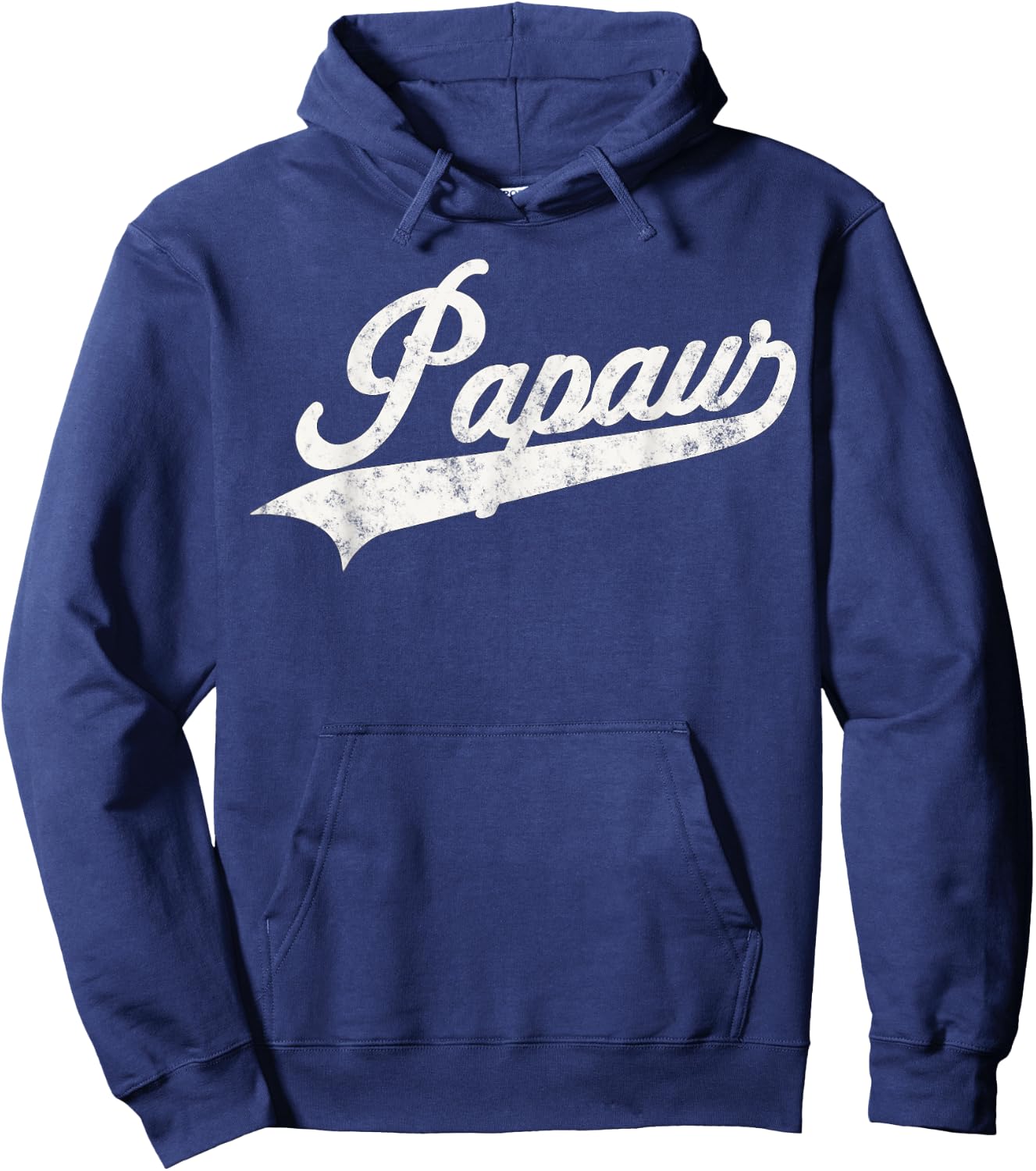 Papaw Retro Style Funny Father’s day Gift Dad Grandpa Hoodie - Hoodie | Navy
