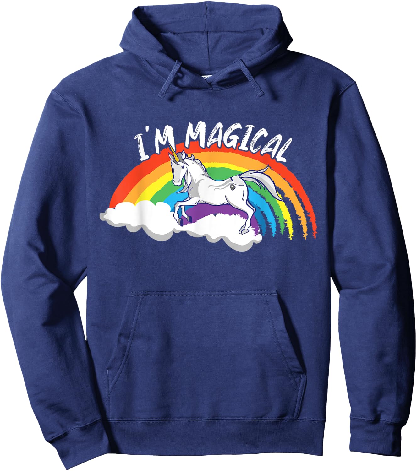 I'm Magical - Rainbow Unicorn Magisches Einhorn Magic Man Hoodie - Hoodie | Navy
