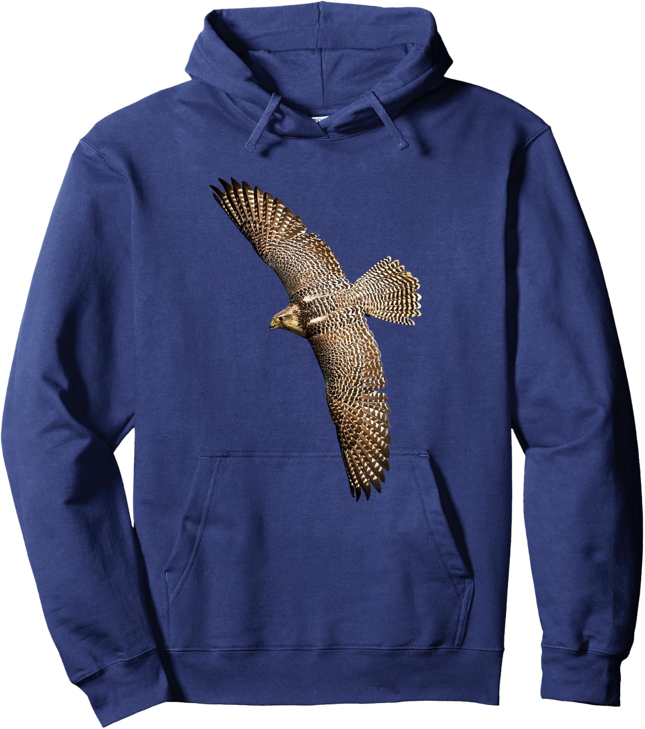 Beautiful Falcon Raptor Flight Bird of Prey Birder Hoodie - Hoodie | Navy