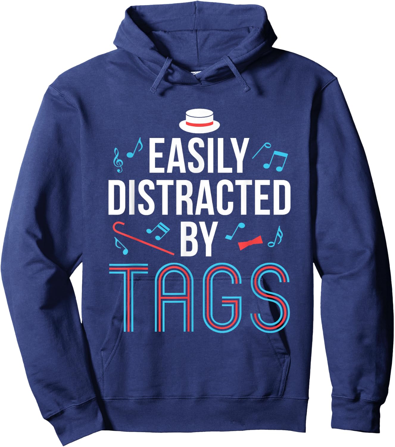 Barbershop Quartet Music Harmony Funny Tag Singing Hoodie - Hoodie | Navy