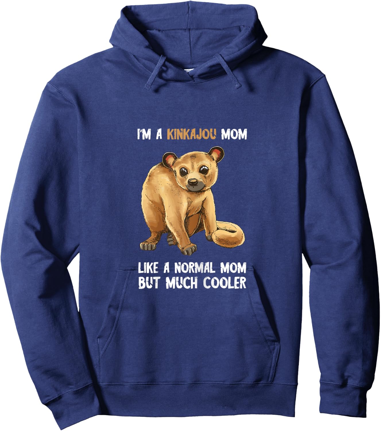 Kinkajou Mom Honey Bear Mother Kinkajou Lover Night Ape Hoodie - Hoodie | Navy