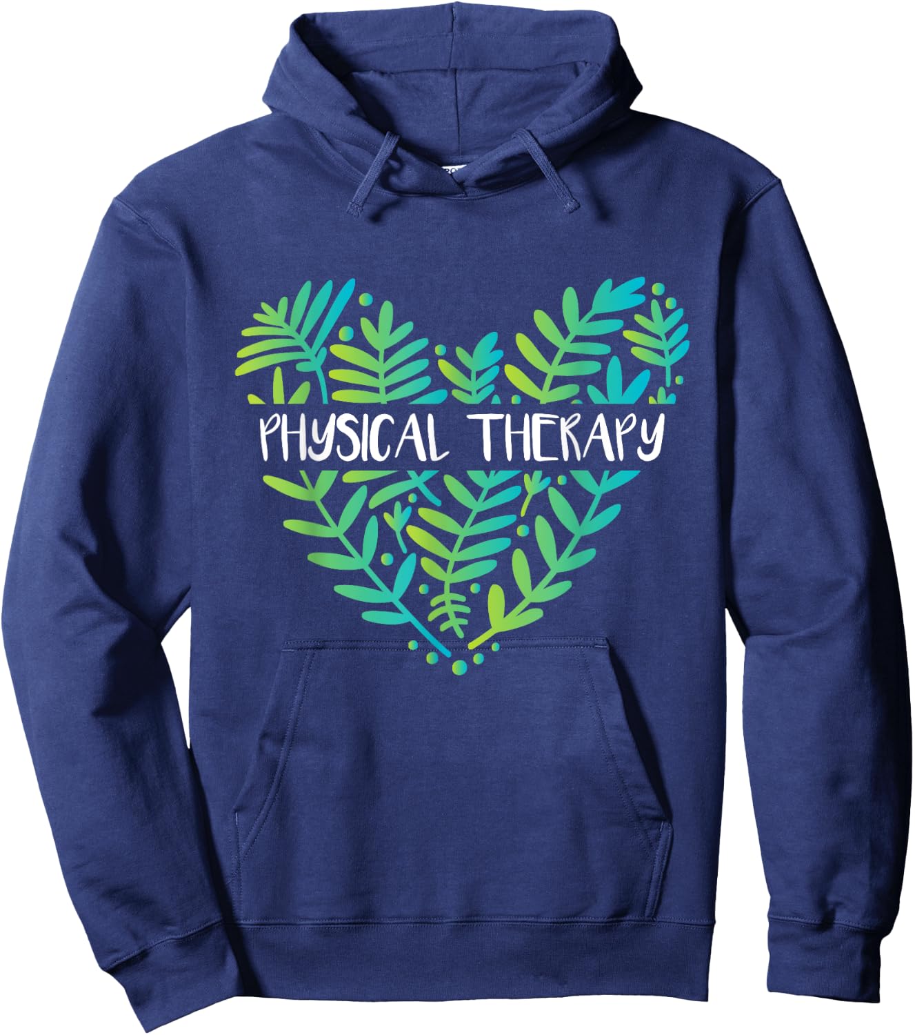 Physical Therapy - Physical Therapist Physiotherapy PT , Black Hoodie - Hoodie | Navy