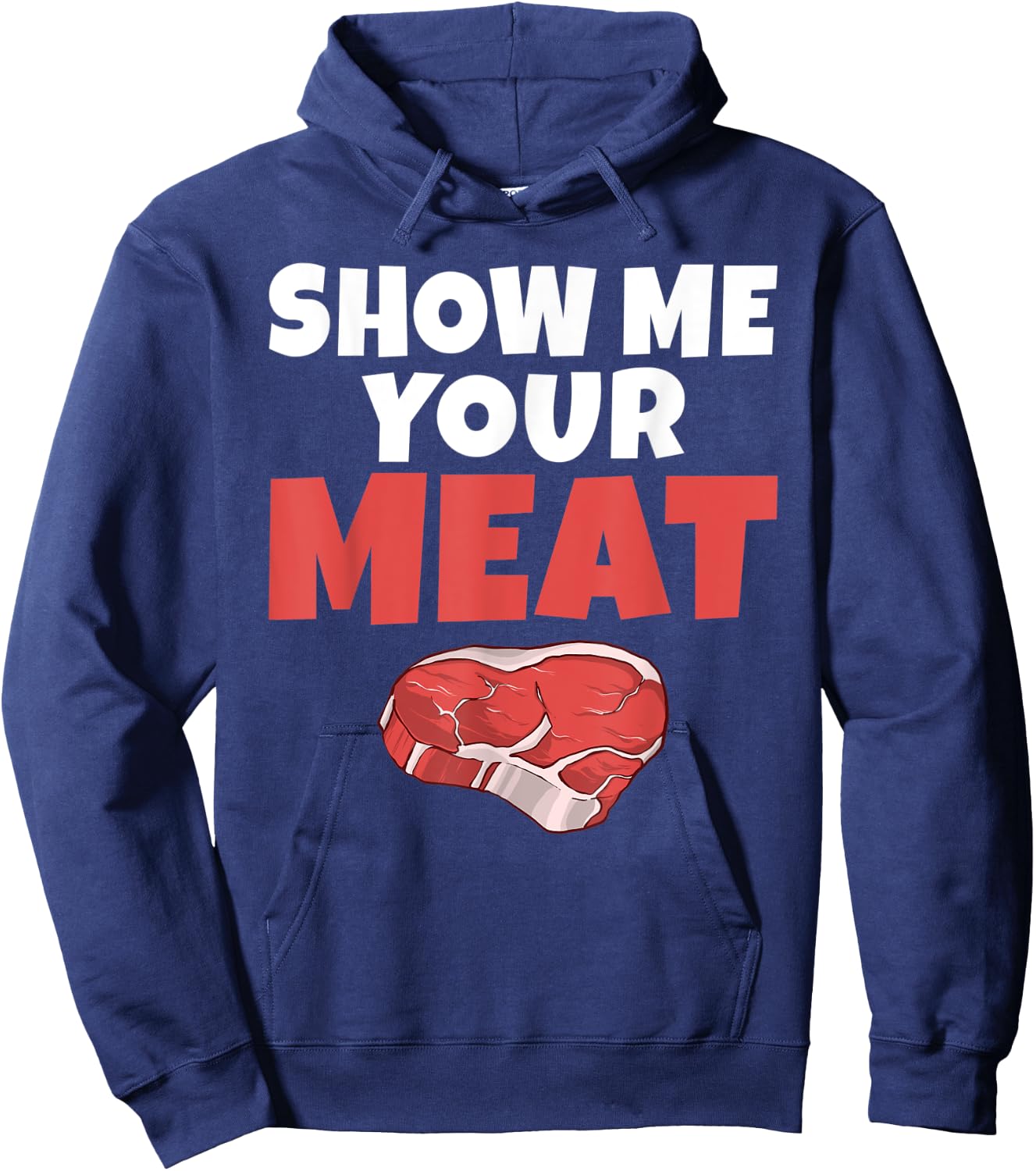 Show me your Meat BBQ Grill Beef Hoodie - Hoodie | Navy