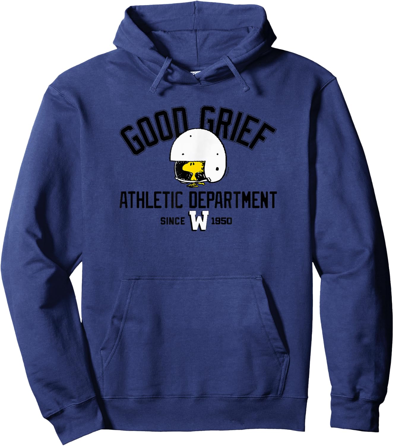 Peanuts - Woodstock Good Grief Athletic Department 1950 Hoodie - Hoodie | Navy