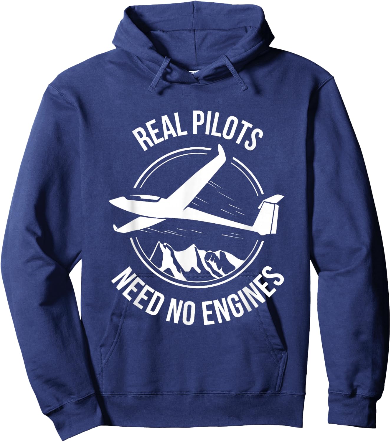 Funny glider aviator pilot gift glider Hoodie - Hoodie | Navy